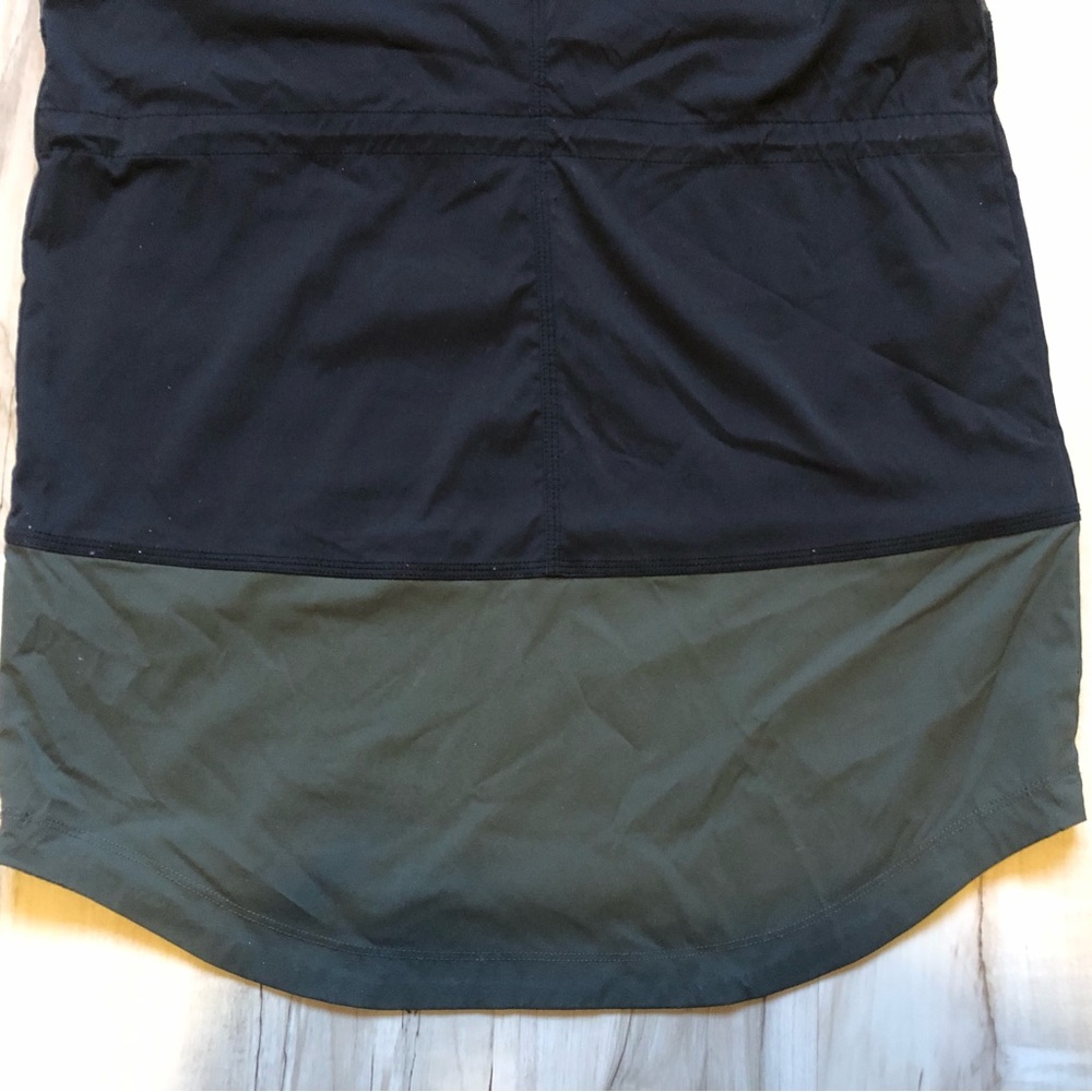 Indygena Cangur Women's Black & Olive Hooded Vest Wind Resistant - Picture 12 of 16